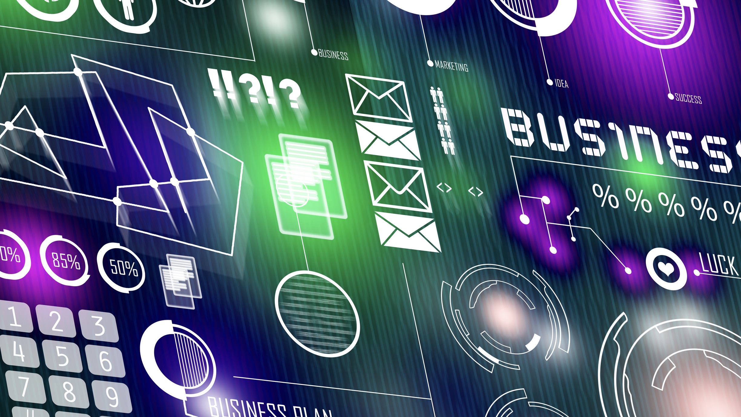 Business automation concept